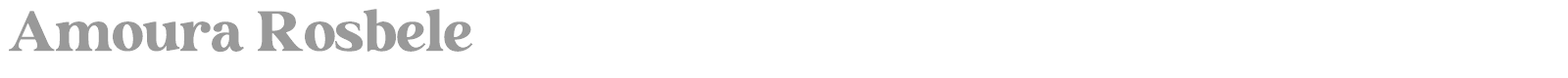 Amoura Rosbele font preview